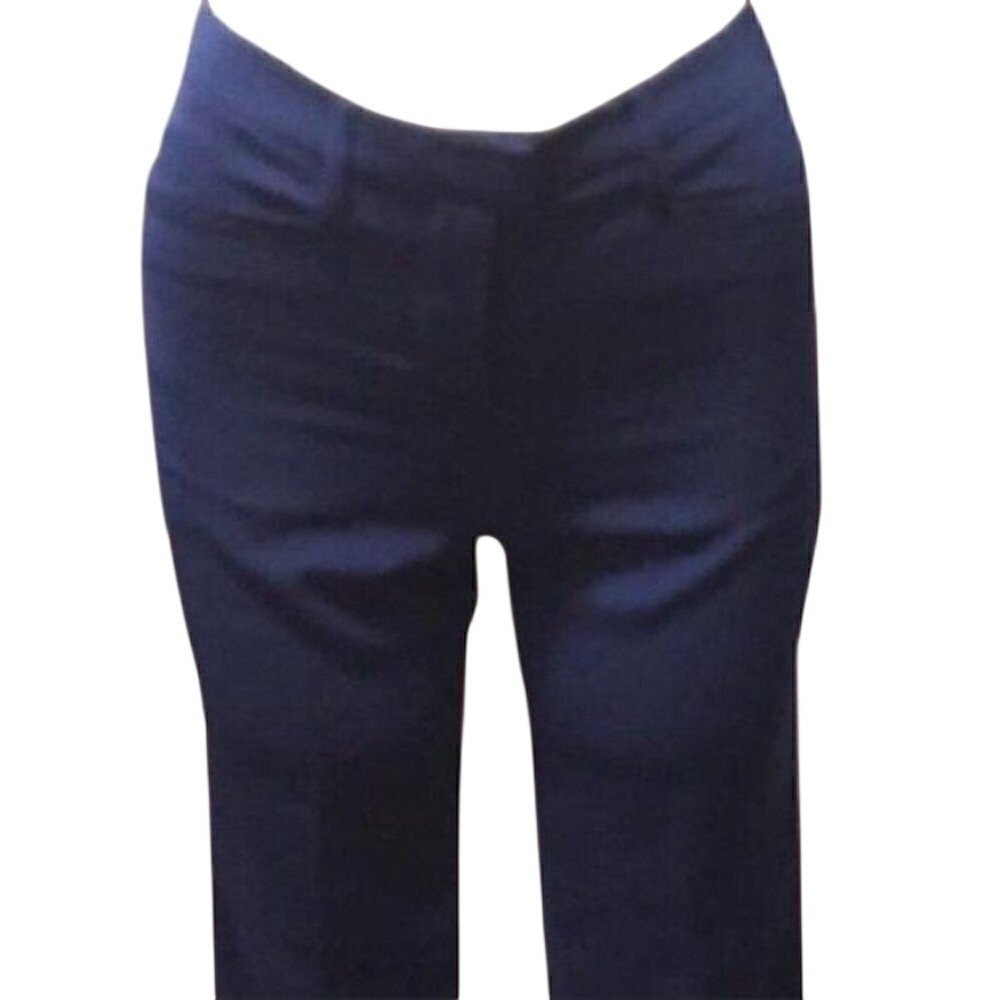 LK Bennett Navy Blue Ellen Straight Leg Trousers Pants Womens Sz US 4 UK 8